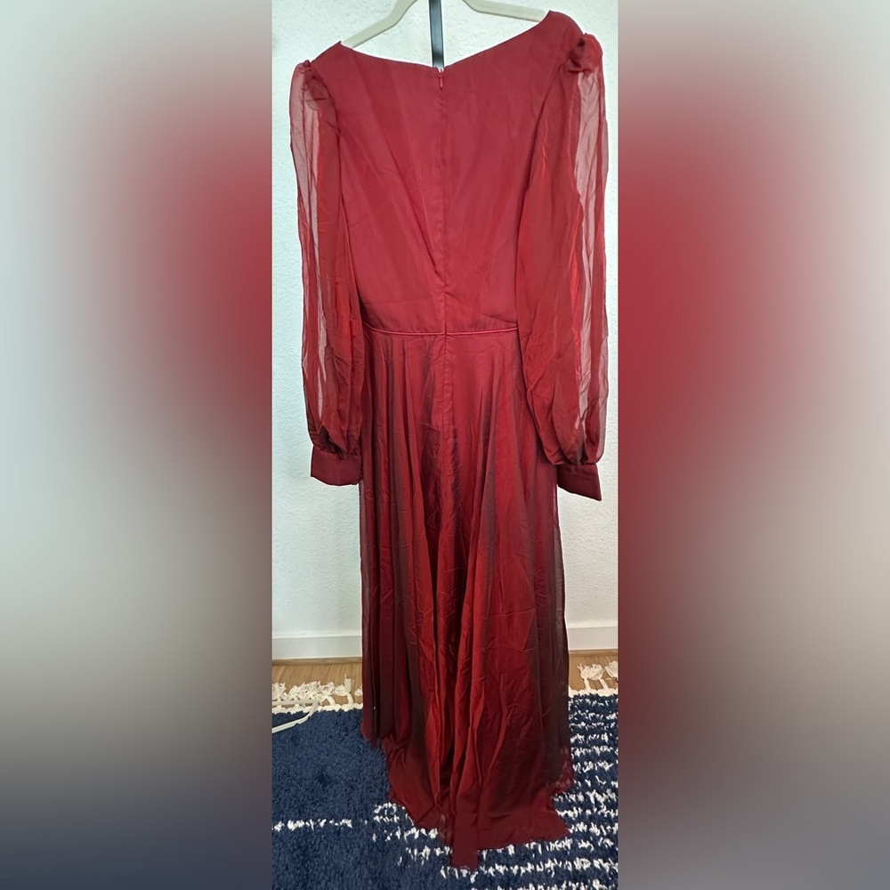 Mac Duggal | A-Line Chiffon Gown - Picture 4 of 5